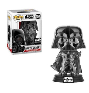 Funko Pop Movies: Star Wars - Darth Vader (Black Chrome) (Smuggler's Bounty) #157 - Sweets and Geeks