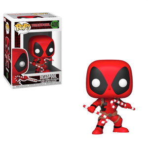Funko Pop! Deadpool - Deadpool (With Candy Canes) #400 - Sweets and Geeks