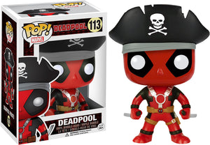 Funko Pop Marvel: Deadpool - Deadpool (Movie) (Pirate) (Hot Topic Exclusive) #113 - Sweets and Geeks