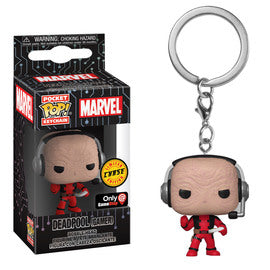 Funko Pop! Keychain Marvel - Deadpool (Gamer) (Unmasked) (Chase) - Sweets and Geeks