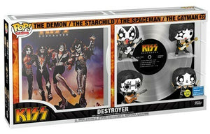 Funko Pop! Albums Deluxe - Kiss (Destroyer) #22 (Walmart Exclusive) ( Glow in the Dark) - Sweets and Geeks