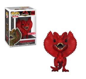 Funko Pop Movies: Jurassic Park - Dilophosaurus (Red) #550 - Sweets and Geeks