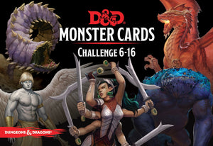 Dungeons and Dragons RPG: Monster Cards - Challenge 6-16 Deck - Sweets and Geeks