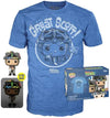 Funko Pop! and Tee: Back to the Future - Doc Brown with Helmet (Extra Large) - Sweets and Geeks
