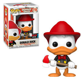 Funko Pop! Donald Duck - Donald Duck (Firefighter) [Fall Convention] #715 - Sweets and Geeks