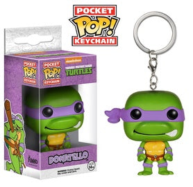 Funko Pop Key Chain: Teenage Mutant Ninja Turtles - Donatello - Sweets and Geeks