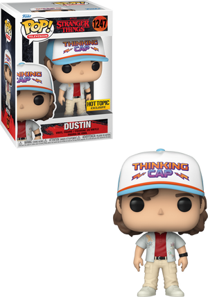 Funko Pop! Television: Stranger Things - Dustin (Dragon Shirt) (Hot Topic Exclusive) #1247 - Sweets and Geeks