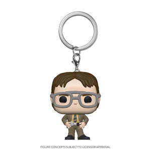 Funko Pop! Keychain: The Office - Dwight Schrute - Sweets and Geeks