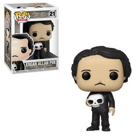 Funko Pop! Icons - Edgar Allan Poe (w/ Skull) #21 - Sweets and Geeks