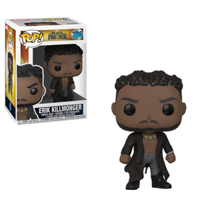 Funko Pop Marvel: Black Panther - Erik Killmonger (Scars) #386 - Sweets and Geeks