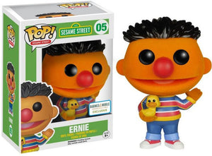 Ernie Funko Pop Vinyl # 05 Sesame Street Flocked - Sweets and Geeks