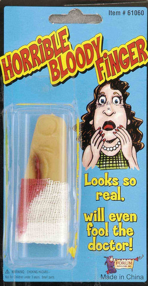Horrible Bloody Finger - Sweets and Geeks