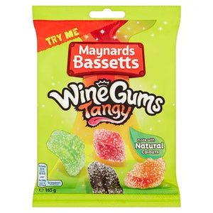 Maynards Wine Gums Tangy 165g - Sweets and Geeks