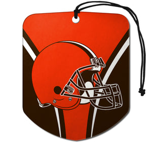 Cleveland Browns 2 Pack Air Freshener - Shield - Sweets and Geeks