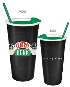 CENTRAL PERK 32oz PLASTIC PARTY CUP w/LID AND STRAW - Sweets and Geeks