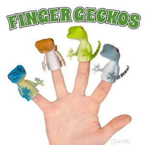 Finger Geckos Finger Puppets - Sweets and Geeks