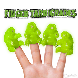 FINGER PUPPETS - GLOW IN THE DARK TARDIGRADES - Sweets and Geeks