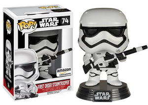 Funko Pop! Star Wars - First Order Stormtrooper (Heavy Artillery) (Amazon Exclusive) #74 - Sweets and Geeks