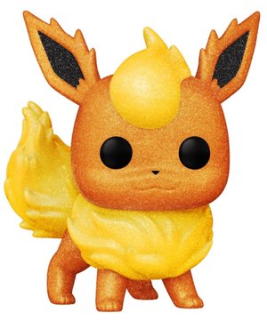 Funko POP! Games: Pokemon - Flareon (Diamond Collection Glitter) (Fall 2021 Wonderous Convention) #629 - Sweets and Geeks