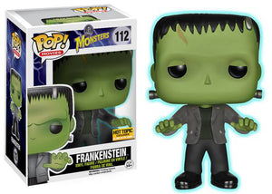 Funko Pop! Movies: Monsters - Frankenstein (Glow in the Dark) (Hot Topic Exclusive) #112 - Sweets and Geeks