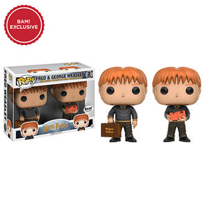Funko Pop! Harry Potter - Fred & George Weasley (BAM Exclusive) 2-Pack - Sweets and Geeks