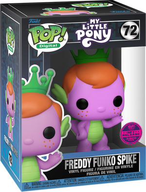 Funko Pop! My Little Pony - Freddy Funko Spike #72 (NFT Release) (2400 PCS) - Sweets and Geeks