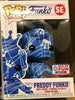 Funko Pop! Freddy Funko - Freddy Funko (Artist Series) (Blue & White with Stripes) - Sweets and Geeks