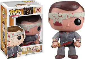 Funko Pop! Television: The Walking Dead - The Governor (Bandage) (Bloody) (Previews Exclusive) #70 - Sweets and Geeks