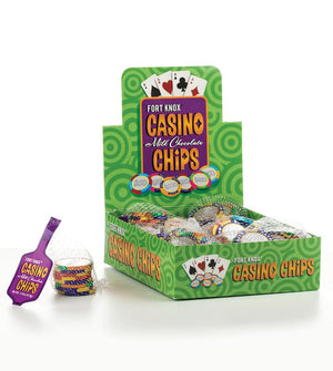 Fort Knox Milk Chocolate Casino Chips (Mesh Bag) - Sweets and Geeks