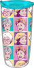 GOLDEN GIRLS CHARACTER GRID 20oz DOUBLE WALLED TRAVEL TUMBLER w/SLIDE CLOSE LID - Sweets and Geeks