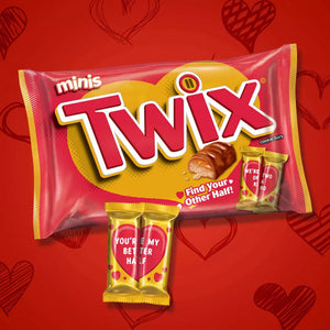 Twix Mini's Valentines Bag 10.4oz - Sweets and Geeks