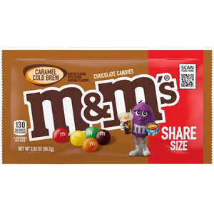M&M's Caramel Cold Brew Share Size 2.8oz - Sweets and Geeks