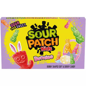 Sour Patch Kids Bunnies Theater Box 3.1oz - Sweets and Geeks