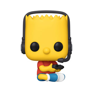 Funko Pop Television: The Simpsons - Gamer Bart #1035 - Sweets and Geeks
