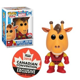 Funko Pop! Toys R Us - Geoffrey as Iron Man #29 - Sweets and Geeks