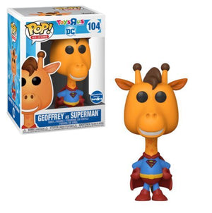 Funko Pop! Toys R Us - Geoffrey as Superman #104 - Sweets and Geeks