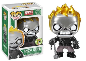 Funko Pop Marvel: Marvel Universe - Ghost Rider (Metallic) [2013 SDCC] #18 - Sweets and Geeks