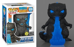 Funko POP! Movies: Godzilla vs. Kong - Heat Ray Godzilla (Glow In The Dark FYE Exclusive) #1018 - Sweets and Geeks