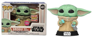 Funko Pop! Star Wars: The Mandalorian - Grogu with Cookies (Flocked) (Pop and Tee Sticker) #465 - Sweets and Geeks