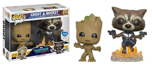 Funko Pop! Marvel: Groot & Rocket 2 Pack (f.y.e exclusive) - Sweets and Geeks