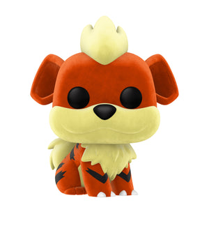 Funko Pop Games: Pokemon -  Growlithe (Flocked) (2020 Fall Convention) #597 - Sweets and Geeks