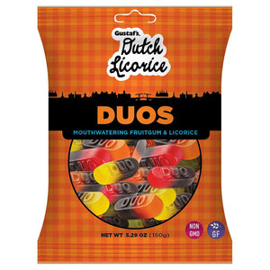 Gustaf's Licorice Duos Peg Bag 5oz - Sweets and Geeks