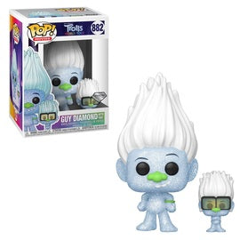 Guy Diamond With Tiny Funko Pop #882 Movies Trolls World Tour - Sweets and Geeks