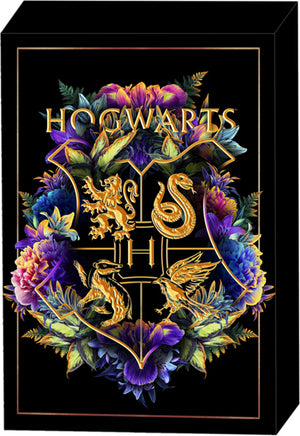 HARRY POTTER HOGWARTS CREST 5in x 7in X1.5in BOX SIGN WALL ART - Sweets and Geeks