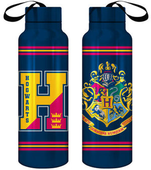 HOGWARTS 27oz STAINLESS STEEL WATERBOTTLE w/STRAP - Sweets and Geeks