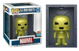 Funko Pop! Marvel: Hall of Armor - Iron Man Model 1 Golden Armor (Previews Exclusive) #1035 - Sweets and Geeks