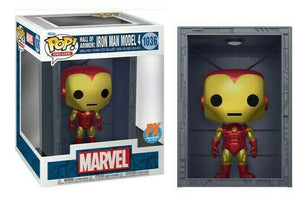 Funko Pop! Marvel: Hall of Armor - Iron Man Model 4 (Previews Exclusive) #1036 - Sweets and Geeks
