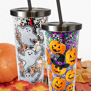Halloween Glitter Cup Spoontiques - Sweets and Geeks