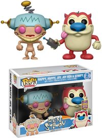 Funko Pop Animation: Ren and Stimpy - Happy, Happy, Joy, Joy Ren & Stimpy 2 Pack - Sweets and Geeks