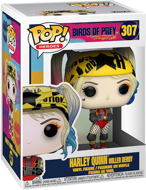 Funko Pop! Heroes: Birds of Prey - Harley Quinn (Roller Derby) #307 - Sweets and Geeks